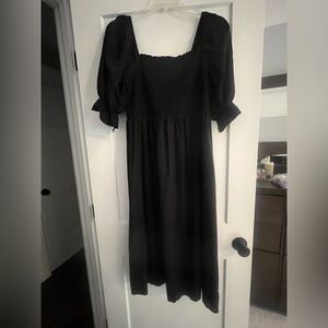 GAP Black Long Sleeve Dress